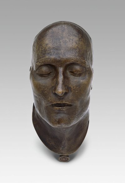 Máscara mortuoria de Napoleón, modelada en 1821 fundida en 1833 de Louis Richard