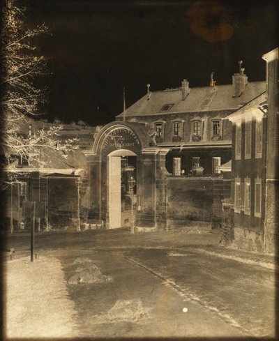 Entrada a la fábrica de Sèvres, c. 1852 de Louis Rémy Robert