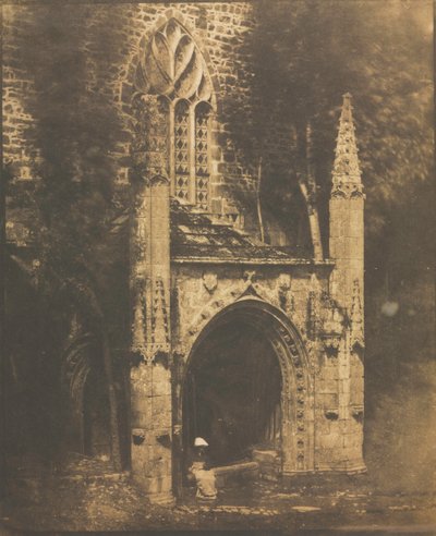 Fuente de Notre-Dame en Saint-Brieuc, Bretaña de Louis Rémy Robert