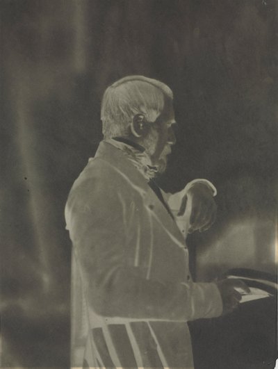 Autorretrato (negativo) de Louis Rémy Robert