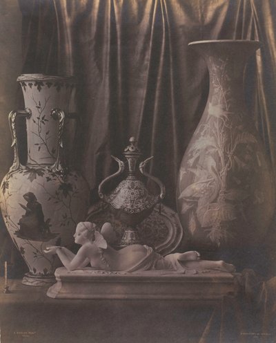 Bodegón con porcelana de Louis Rémy Robert
