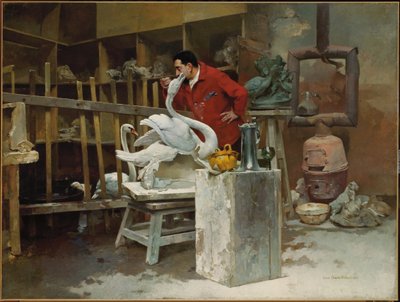 El escultor de animales, 1894 de Louis Robert Carrier Belleuse