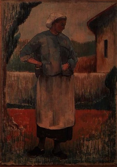 Esposa del granjero con zuecos de Louis Roy