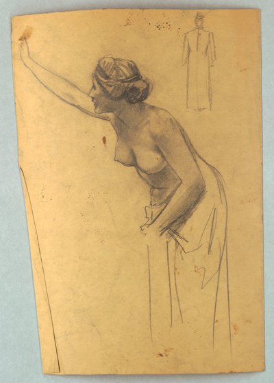 Estudio de figura desnuda de Louis Schaettle