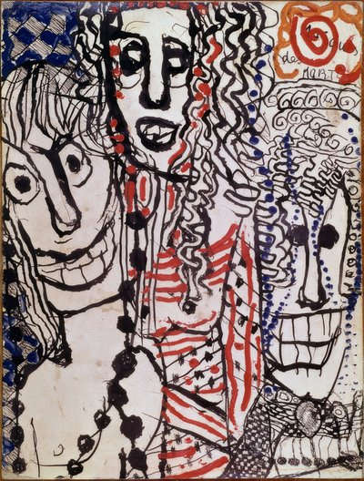 Máscaras de los muertos / Las Sibilas de la Gran Transición de Louis Soutter