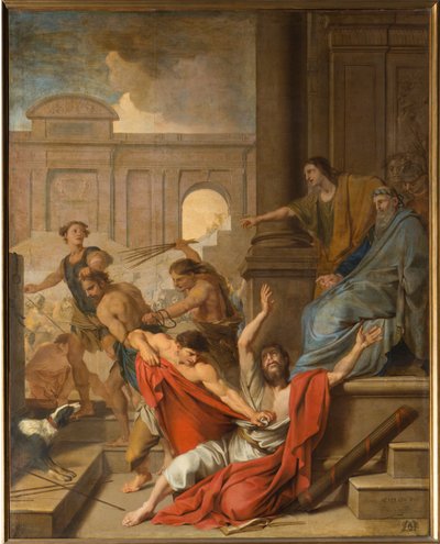La flagelación de San Pablo de Louis Testelin