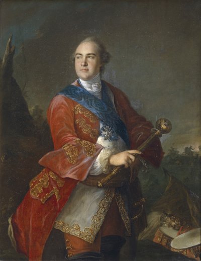 Retrato del Conde Kirill Razumovsky 1728-1803, el último Hetman de Ucrania, 1758 de Louis Tocqué