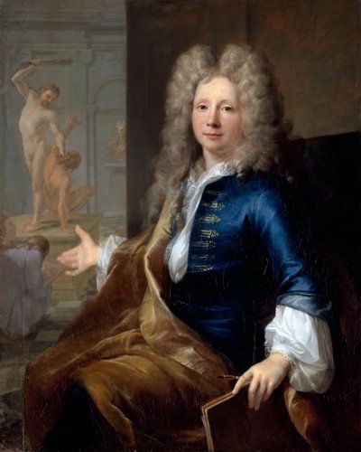 Retrato de Louis Boullogne el Joven 1654-1733 de Louis Tocqué