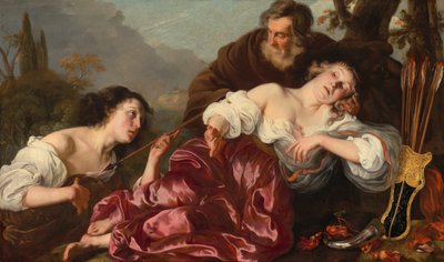 Silvio con la herida Dorinda, 1651 de Louis Vallee