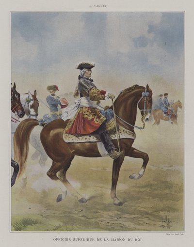Oficial Superior de la Casa del Rey de Louis Vallet