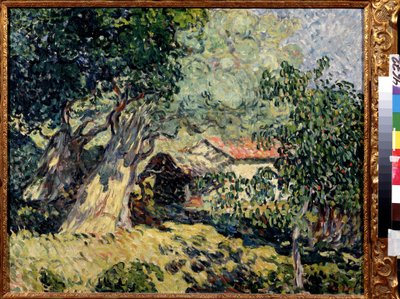 Una cabaña en el bosque de Louis Valtat