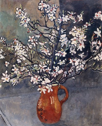 Almendro en flor, c.1925 (óleo sobre lienzo) de Louis Valtat