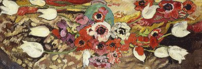 Anémonas y Tulipanes Blancos; Anemones et Tulipes Blanches de Louis Valtat