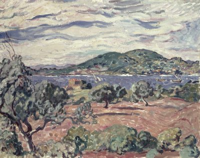 Bahía de Antheor, c.1906-07 (óleo sobre lienzo) de Louis Valtat
