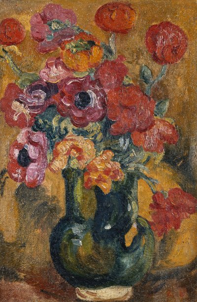 Ramo de anémonas, c. 1906-1908 (óleo sobre lienzo) de Louis Valtat