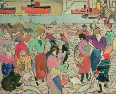 Comprar pescado en Boulogne de Louis Valtat