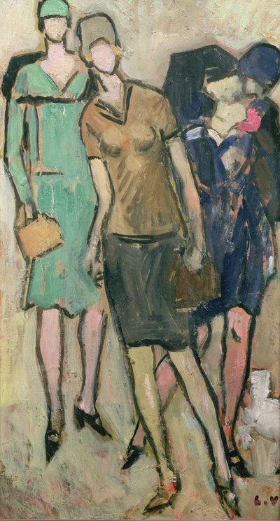 Figura y chica joven en pull-over de Louis Valtat