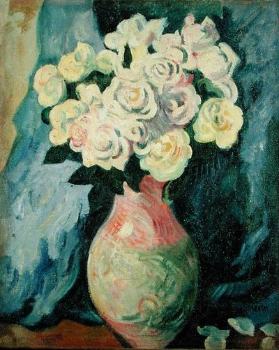 Flores (óleo sobre lienzo) de Louis Valtat
