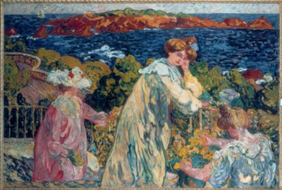 Louis Valtat, "Mujeres en el balcón" / Óleo sobre lienzo, 1905 de Louis Valtat