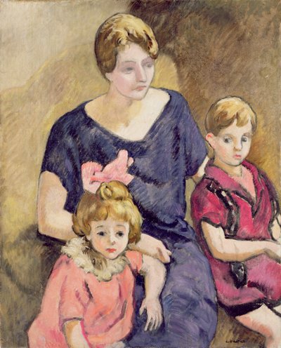 Madre e hijos (óleo sobre lienzo) de Louis Valtat
