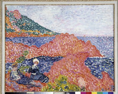 Rocas rojas en Agay, punta de Cap Roux de Louis Valtat