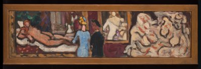 Estudios sobre la Venus de Urbino de Tiziano y sobre la flora, realizados durante la exposición "Arte italiano" en el Petit Palais. de Louis Valtat