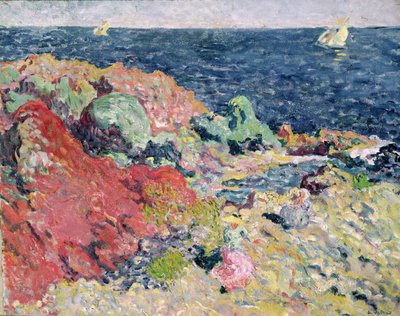 Las Rocas Rojas de Antheor de Louis Valtat