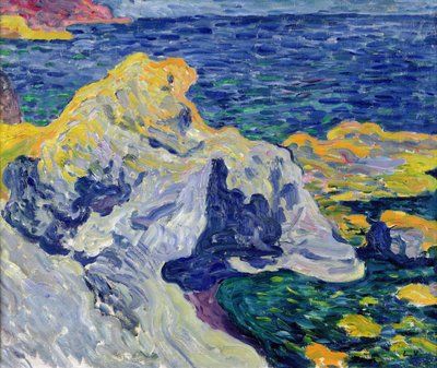 Las rocas de Antheor (Var) 1900 (óleo sobre lienzo) de Louis Valtat