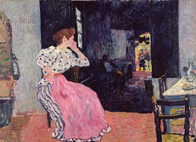 Mujer en el Cabaret de Louis Valtat