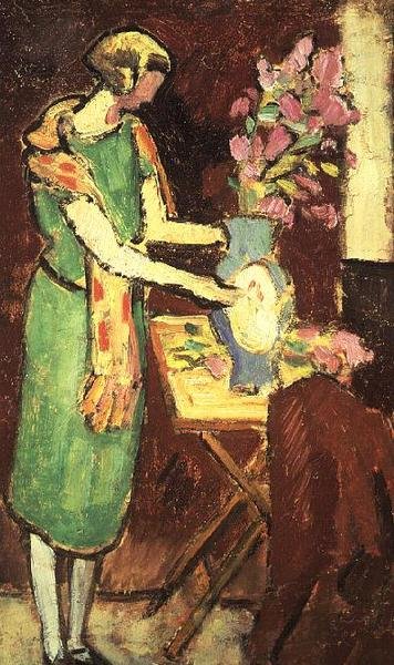Mujer en un interior de Louis Valtat