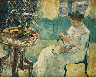 Mujer con carrete; Femme au Devidoir de Louis Valtat
