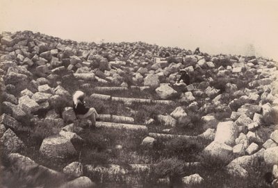 Ruinas cerca de Beirut, Líbano de Louis Vignes