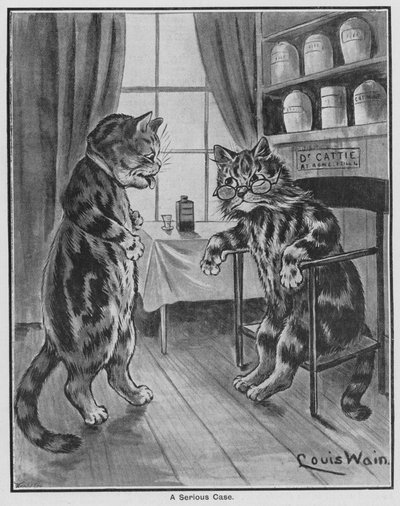 Un caso serio de Louis Wain