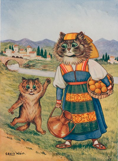 Por favor, quiero una naranja de Louis Wain