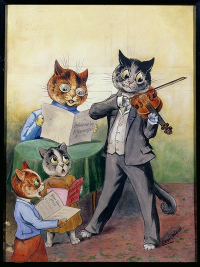 La Familia Musical de Louis Wain