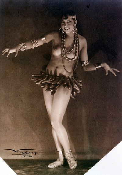 Josephine Baker y los plátanos. 1920