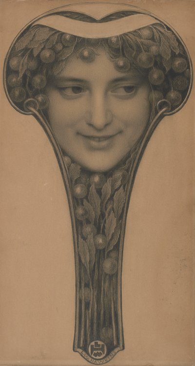 Máscara, c.1900 de Louis Welden Hawkins