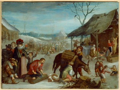Invierno (óleo sobre lienzo) de Louis de (circle of) Caullery