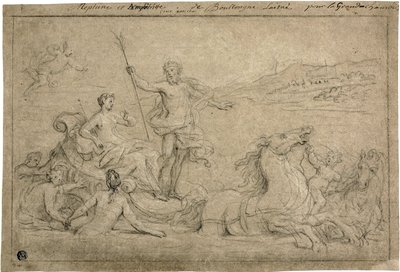 Triunfo de Neptuno y Anfitrite, 1706-07 de Louis de Boullongne