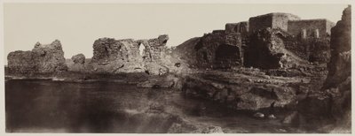 Kaalat el Athlit, Siria, Vista desde el Lado del Mar, 1859 de Louis de Clercq