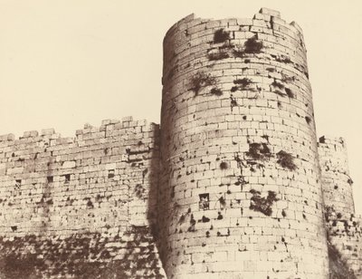 Kalaat-El-Hosn, Segunda Enceinte, Exterior, Torre de Esquina, suroeste de Louis de Clercq