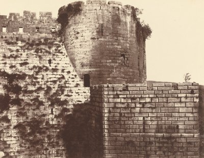 Kalaat-El Hosn, segunda muralla, exterior, mediodía de Louis de Clercq