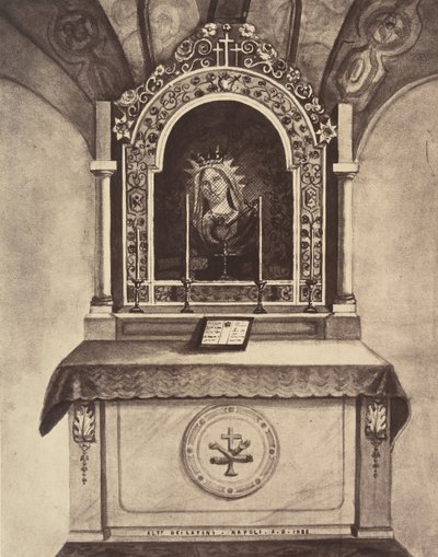 XIIIe Estación. Jesús es entregado a su madre. Este altar está construido..., 1860 o después de Louis de Clercq