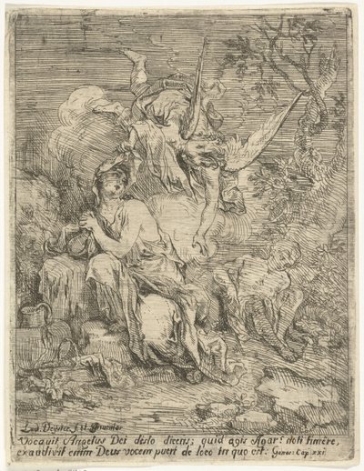 Agar e Ismael en el desierto de Louis de Deyster
