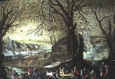 Una escena de invierno de Louis de Silvestre