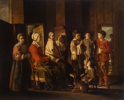 La visita a la abuela de Louis le Nain