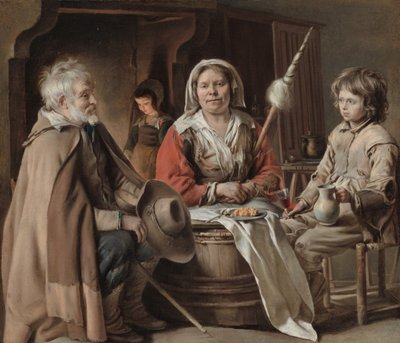 Interior campesino, c. 1645 de Louis le Nain