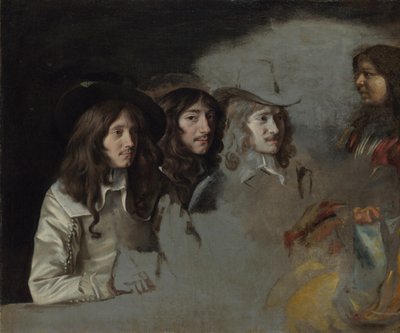 Tres hombres y un niño, c. 1647-1648 de Louis le Nain