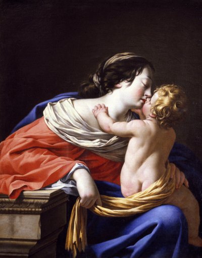 Madonna y niño de Louis the Elder Boullogne