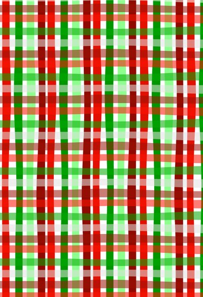 envoltura de Navidad a cuadros de Louisa Hereford
